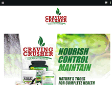 Tablet Screenshot of cravingcrusher.net